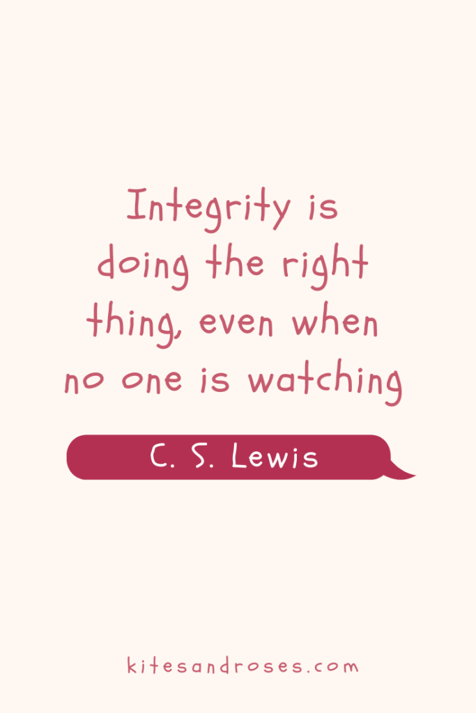 meaning of integrity quotes