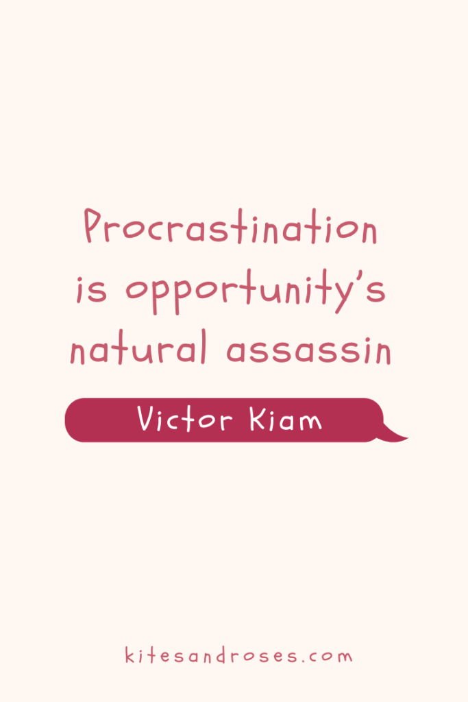 overcoming procrastination quotes