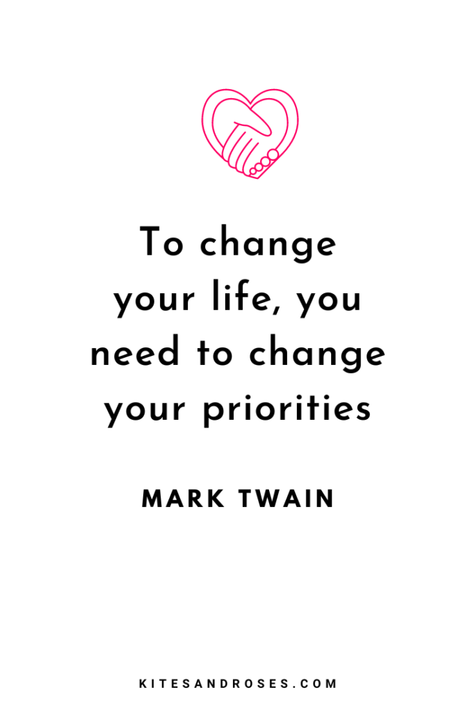 time and priorities quotes