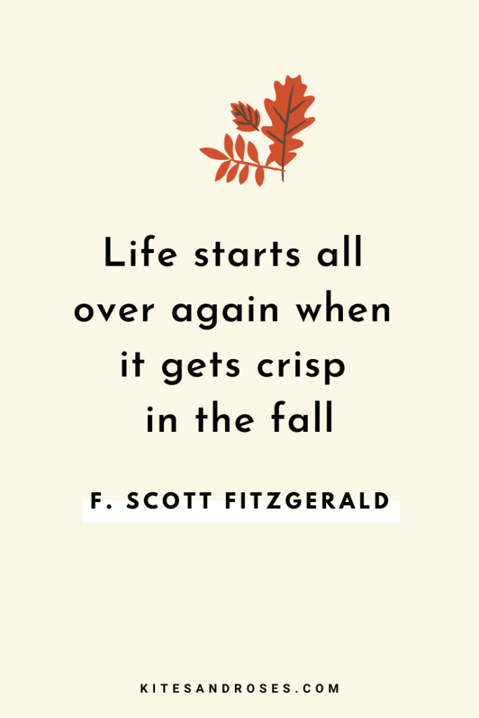 fall quotes love