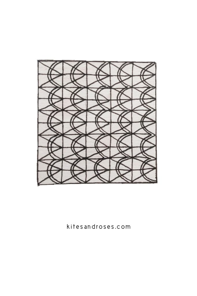 geometric art drawing