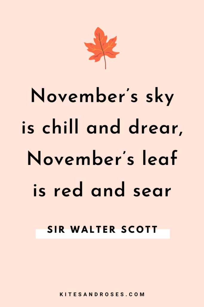 dear november quotes