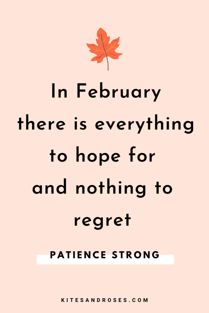 short february quotes
