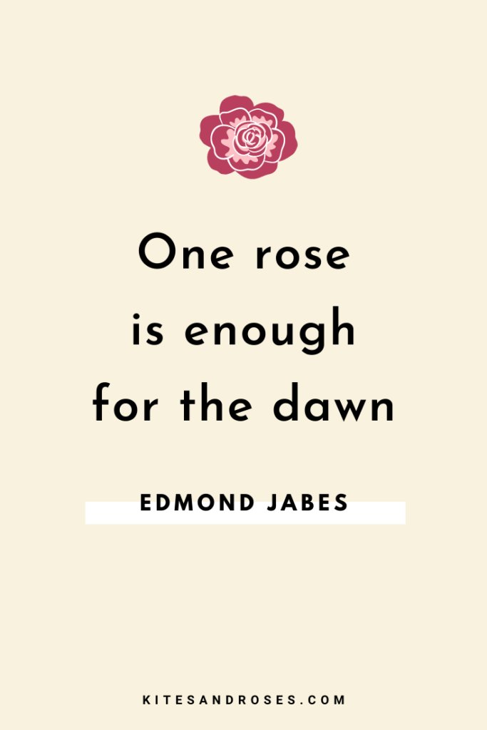 quotes about roses and life