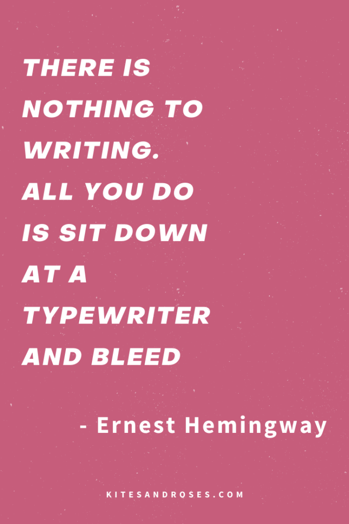 quotes about writing process
