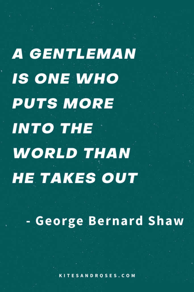 gentleman attitude quotes