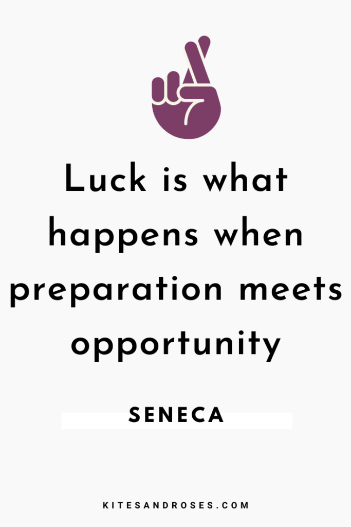 quotes about being lucky