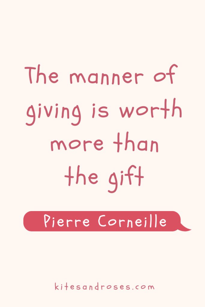 quotes on gift giving