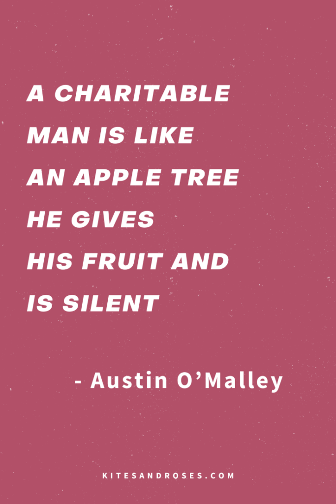 quotes about charity and generosity