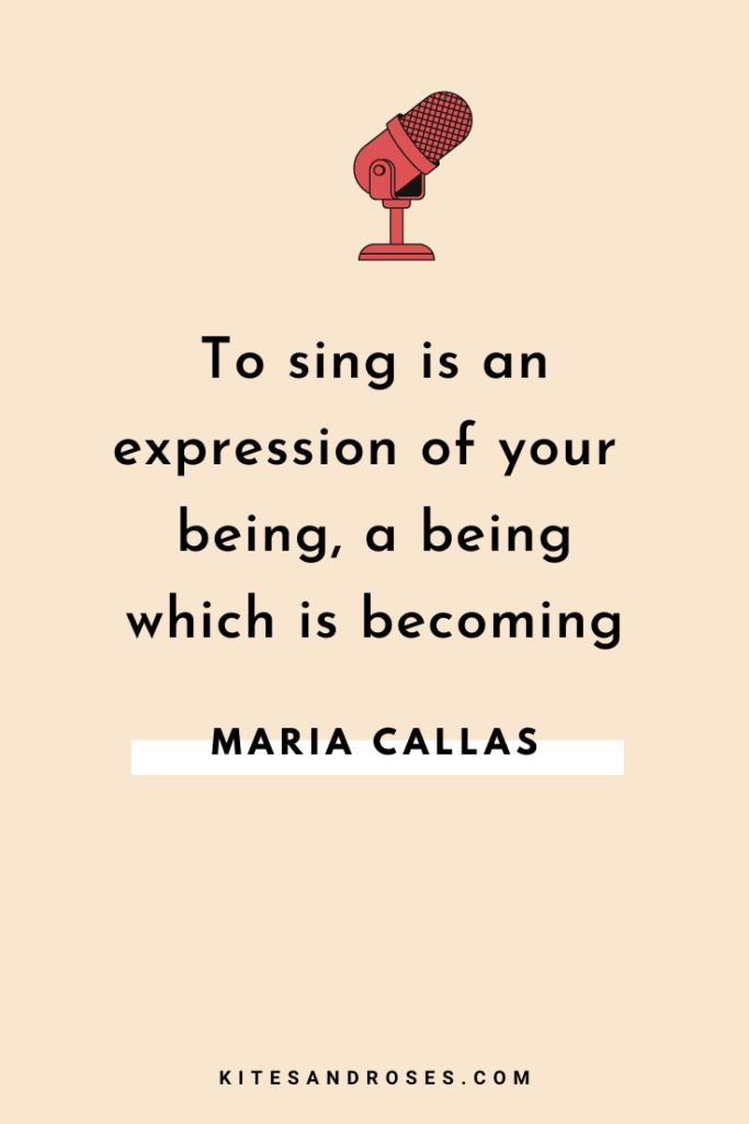 singing quotes and sayings
