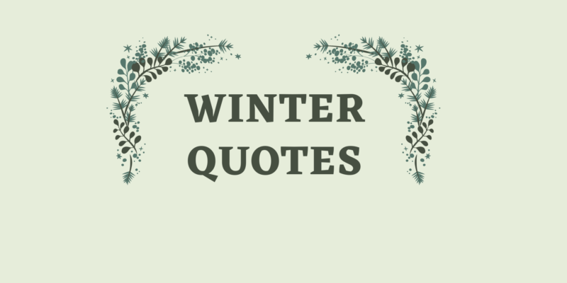 winter sayings