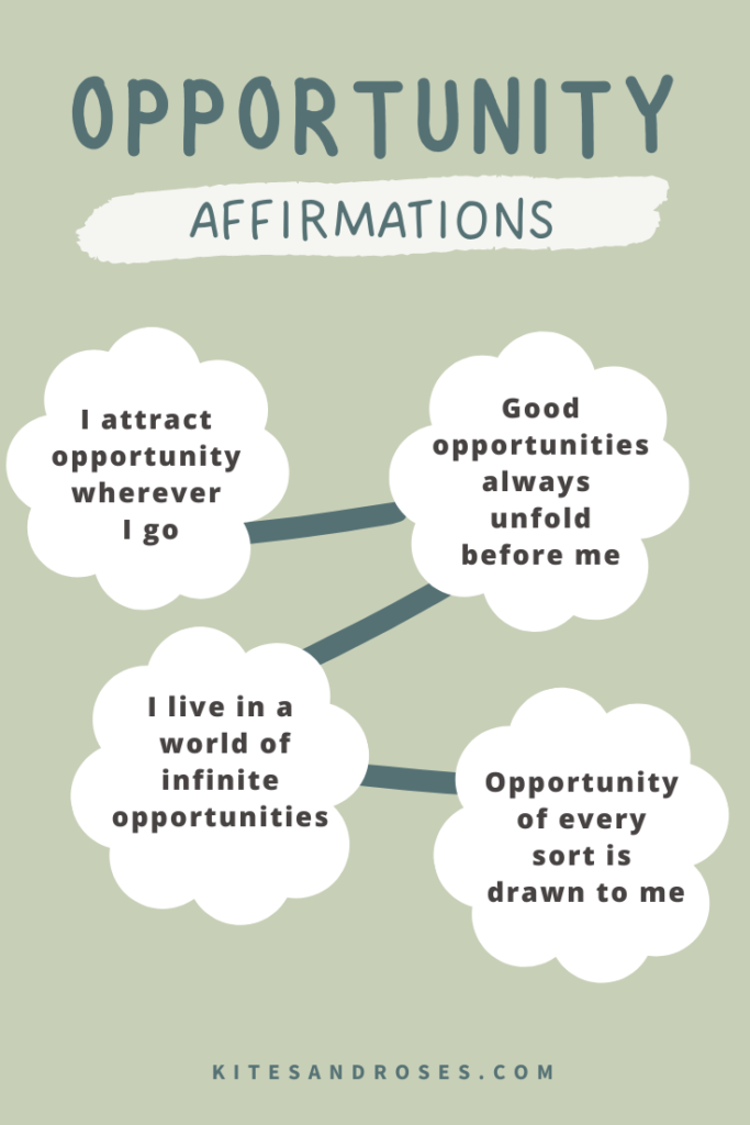 affirmations for attracting opportunities