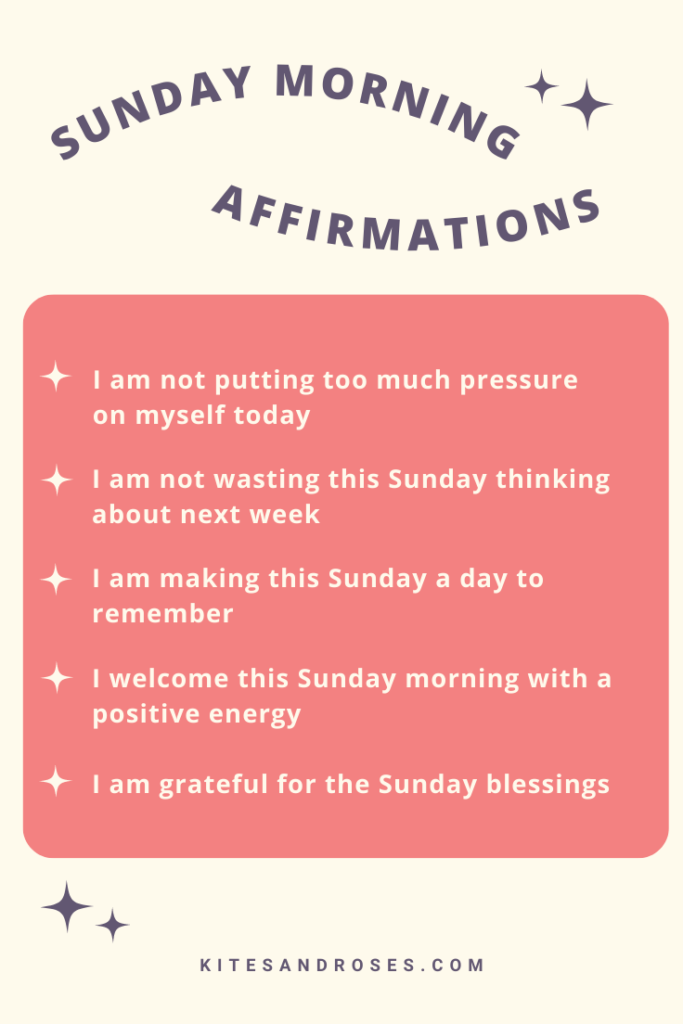 sunday affirmations good morning