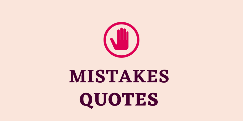 mistakes sayings