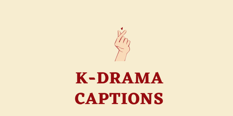 kdrama captions