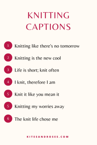 knitting captions for instagram