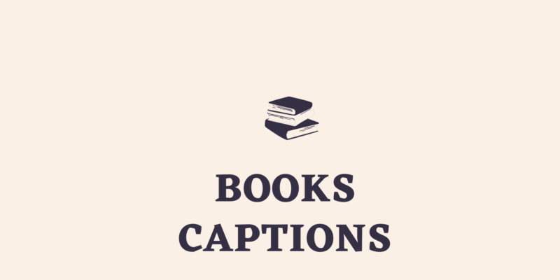 books captions
