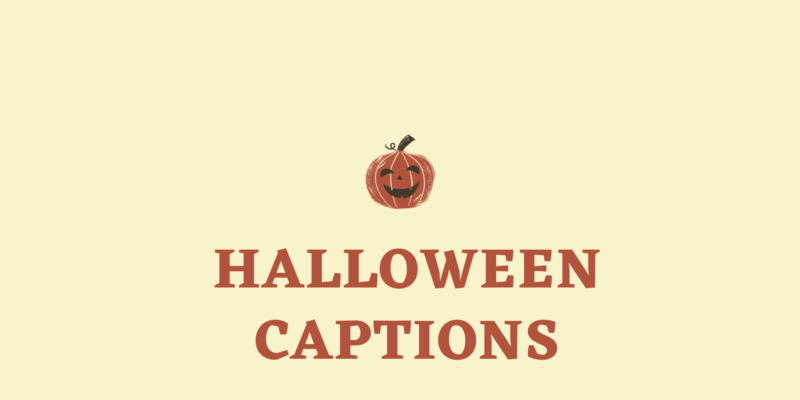 halloween captions